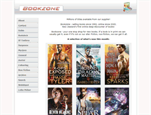 Tablet Screenshot of bookzone.co.nz